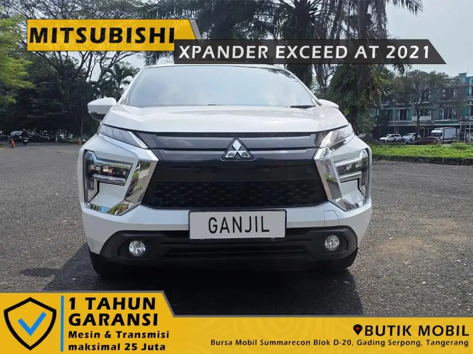 Low KM. Xpander Exceed Facelift AT 2021 Putih