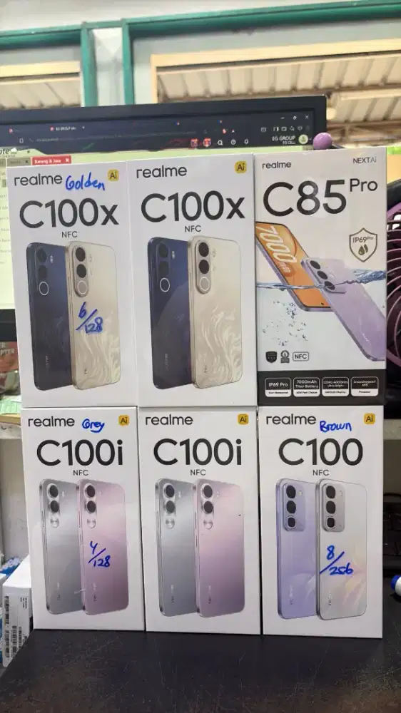 Realme C100 8/256 8.000 mAh new