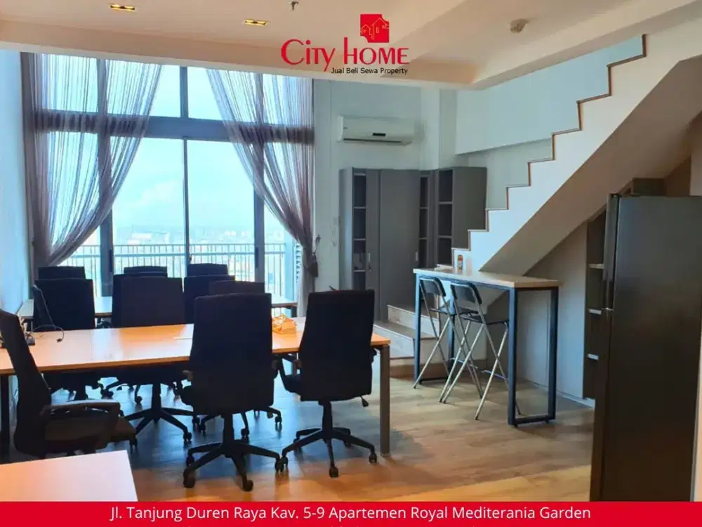 Jual Office Soho Podomoro City (Neo Soho) Jakarta Barat -  Furnished Luas 99,9 m2