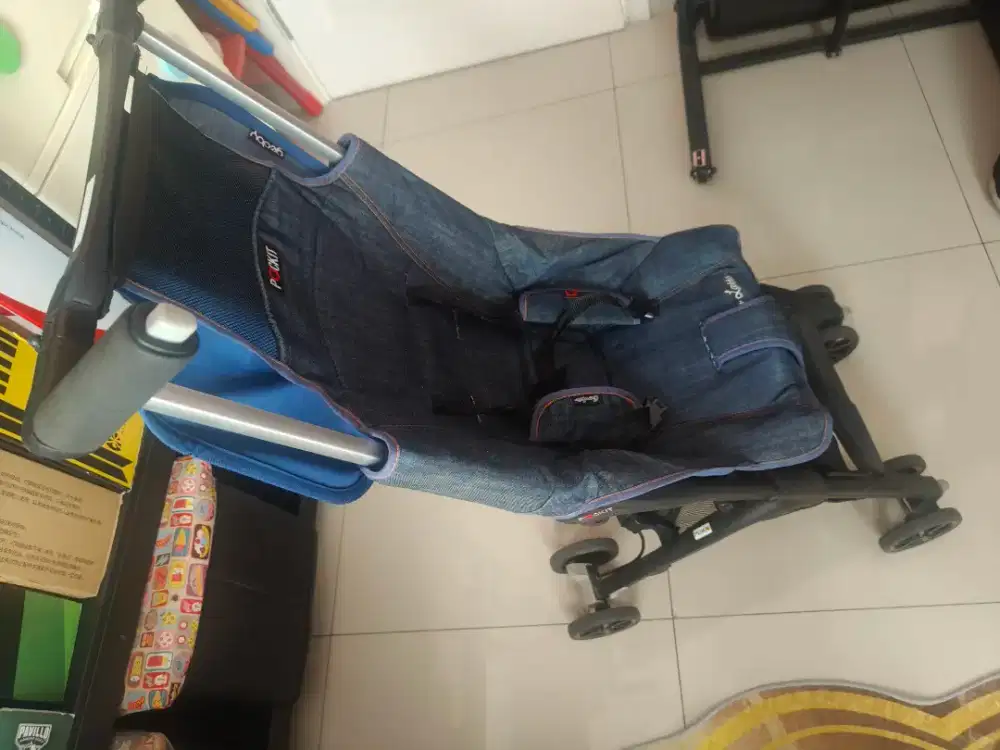 Stroller pockit cocolatte denim