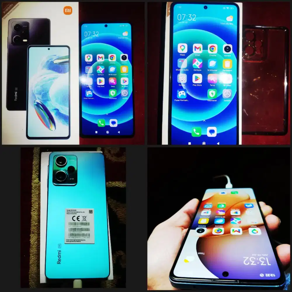 Redmi Note 12 pro 5G 8/256 Mulpis Fullset