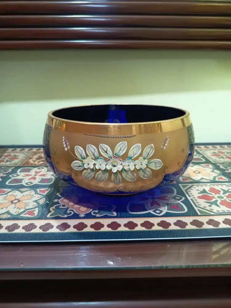 Mangkok Kristal Bohemia