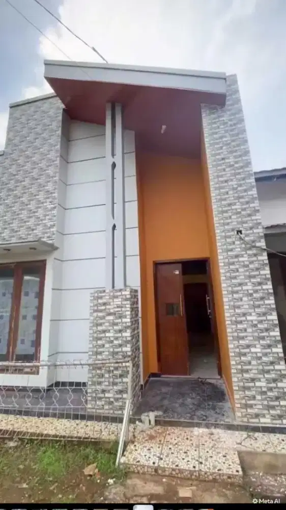 di kontrakan rumah tinggal bangunan baru