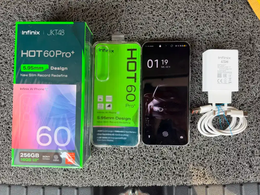 Infinix Hot 60 Pro+ 256GB/16GB|Garansi Resmi Aktif|NEW TEMPERED GLASS