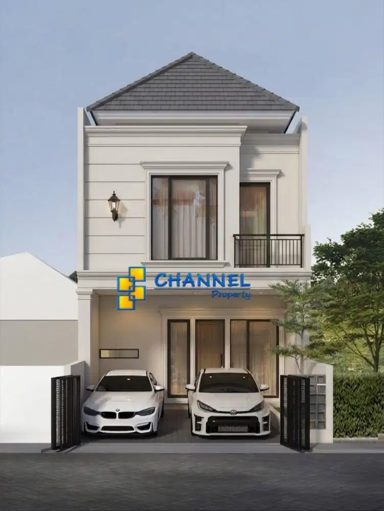 JUAL Rumah Baru 2 Lantai Desain Minimalis Japandi BSD Nusaloka Tangsel