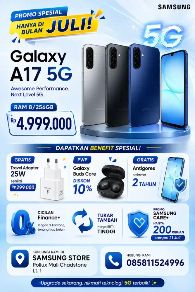 Samsung A17 5G (cicilan 0%)
