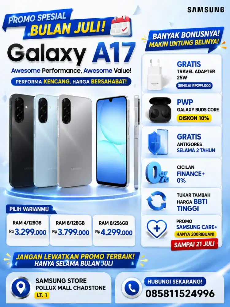 Samsung A17 LTE (Cicilan 0%)