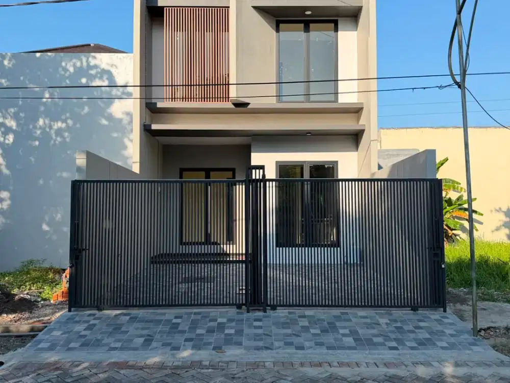 Rumah Ready Unit di Manyar Jaya, Baru Gress 2 Lantai, Bangunan High Quality