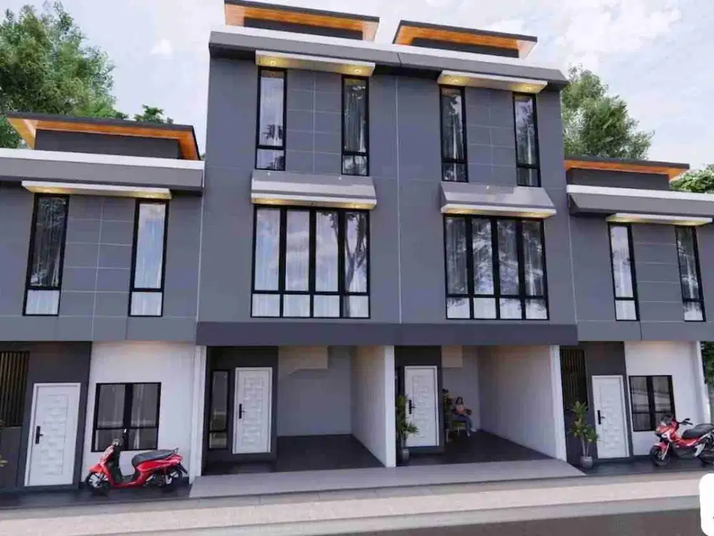 Rumah Baru Cantik dan Murah Bangunan 2 Lantai Dgn 2 Kamar Tidur