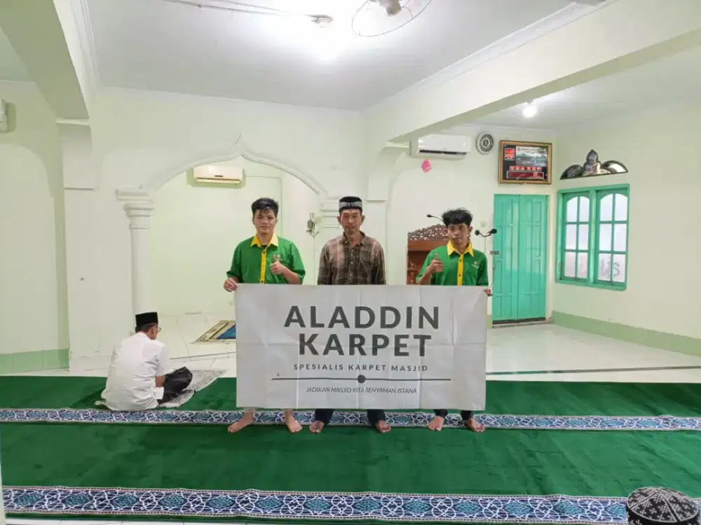 Jual Karpet Masjid Maulana (12 mm) Semi Import | Free Pemasangan
