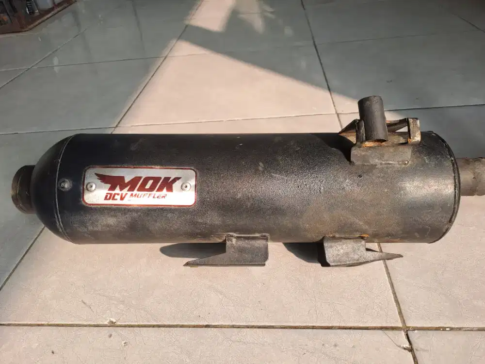 Knalpot racing dan cover filter vario 125 kzr