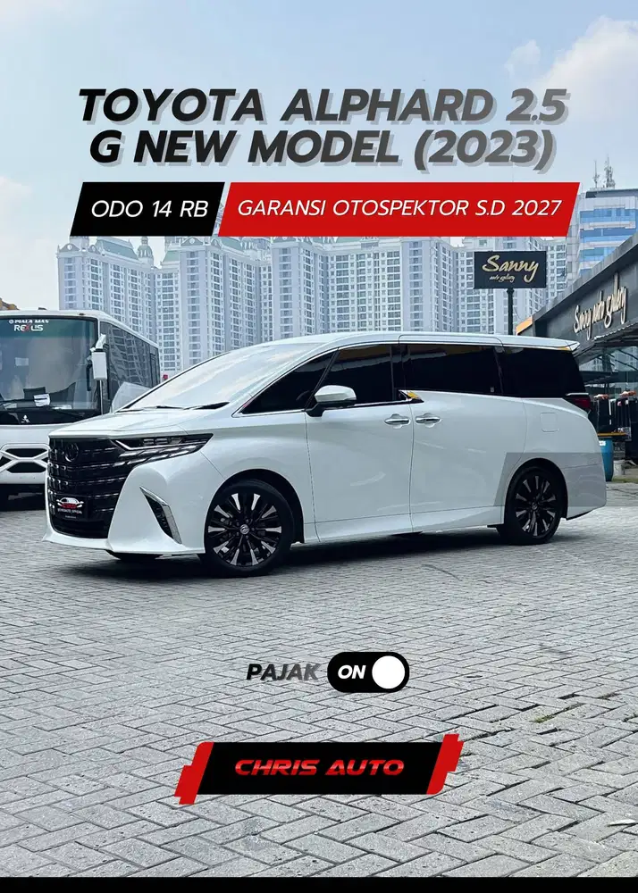 LOWODO 14RB PERAK TOYOTA ALPHARD 2.5 G NEW MODEL 2023