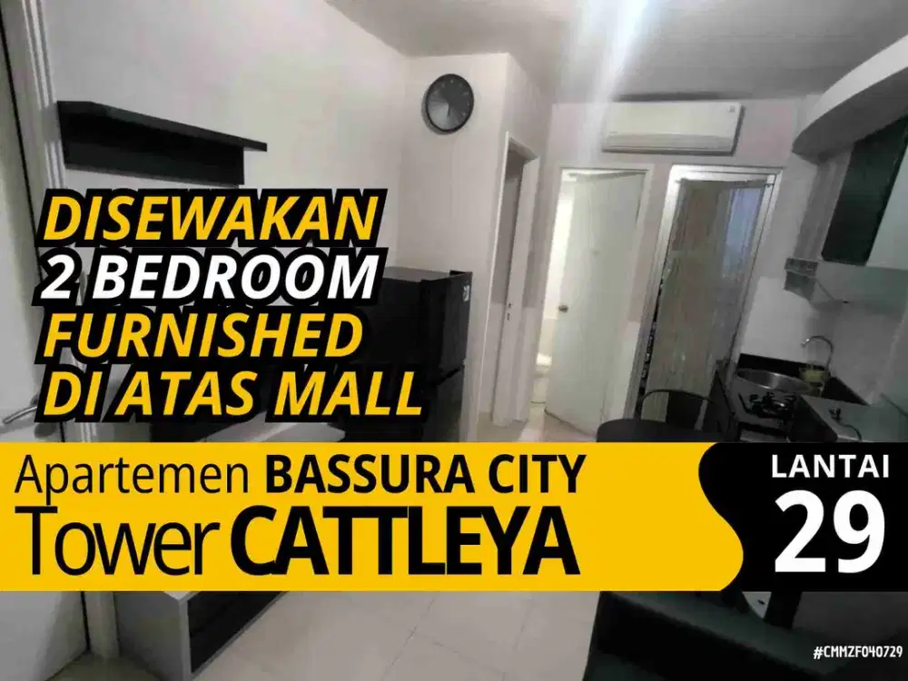 Sewa 2 Bedroom Di Atas Mall Apartemen Bassura City