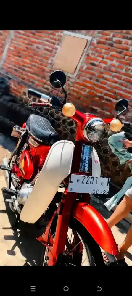 Honda C70 thun 85 surat lengkap pjak off 2x lmpu lampu nyala