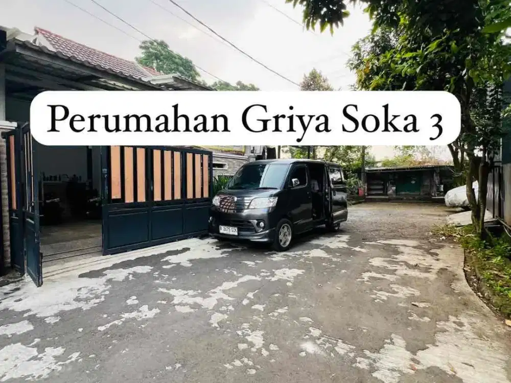 Dijual Rumah Di Perumahan Griya Soka 3 Bogor Raya Cimahpar Dekat Tol