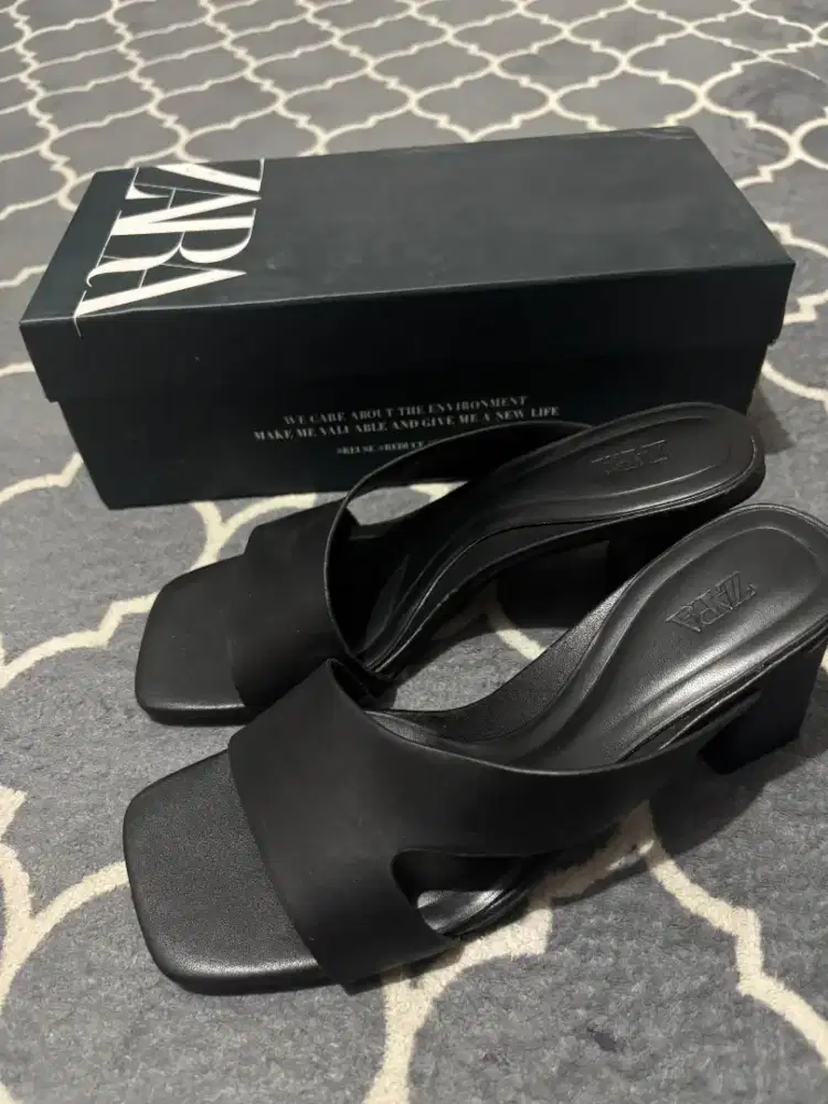 Zara Sandal Heels Black