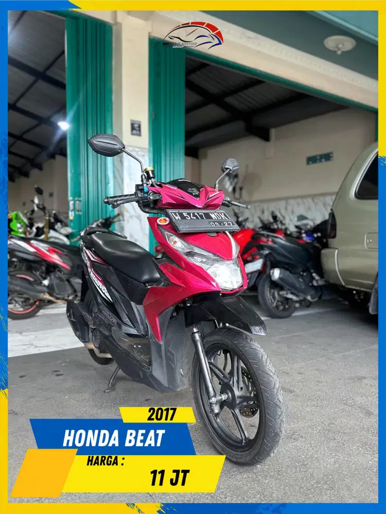 HONDA BEAT CBS ISS 2017 PLAT W GERCEP BOSSKU HIKMAH MOTOR KEPUH MALANG