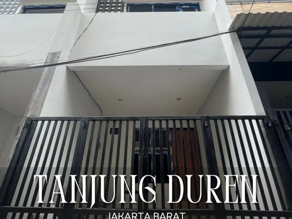 DIJUAL MURAH ADA 3 UNIT BRAND NEW HOUSE DI TANJUNG DUREN JAKARTA BARAT
