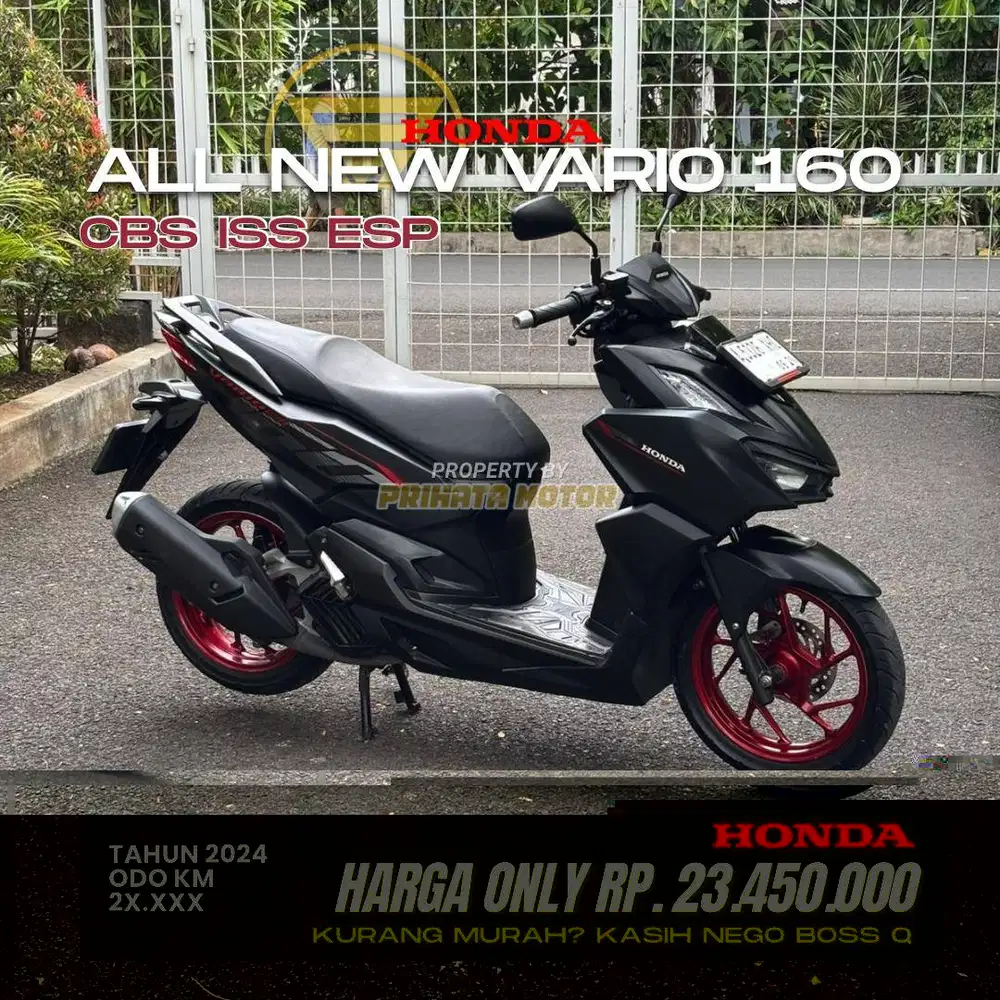 CREDIT DP MULAI 2.4 JUTA !!! HONDA ALL NEW VARIO 160 CBS ISS ESP 2024