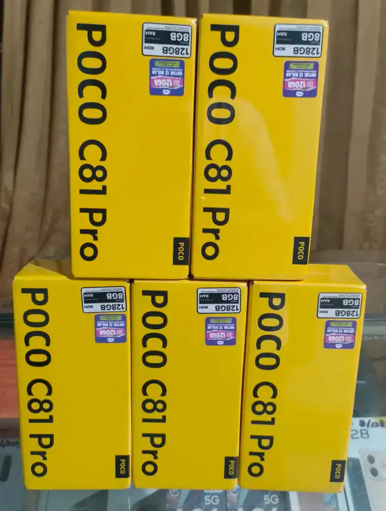 New Poco C81 Pro Ram 4/128 GB Garansi Resmi 1 Tahun
