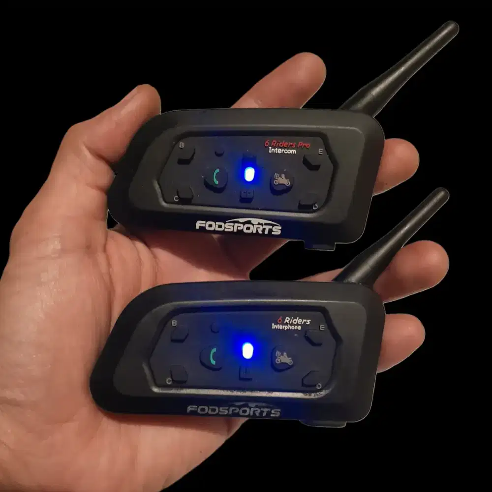 Intercom Helm V6 Pro Interphone + Intercom Helmet V6 Interphone