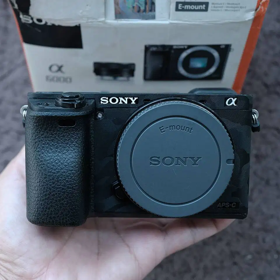 Sony A6000 Body Sc Rendah Mulus Fullset Box Sony A6300 A6400