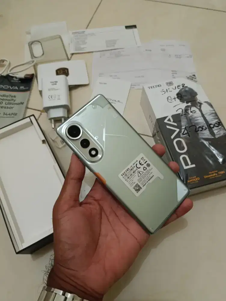 Tecno Curved 5G 8+8/256 Fullset Superr 2 minggu pemakaian