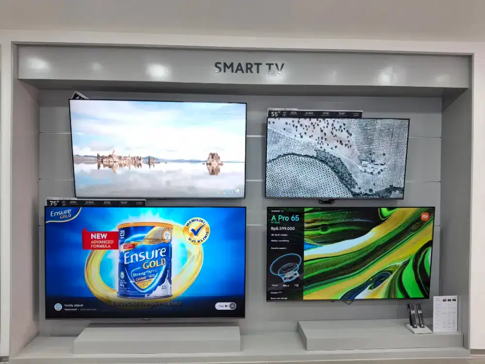 Ready xiaomi tv s mini led 75 in, a pro 65 in 4k qled