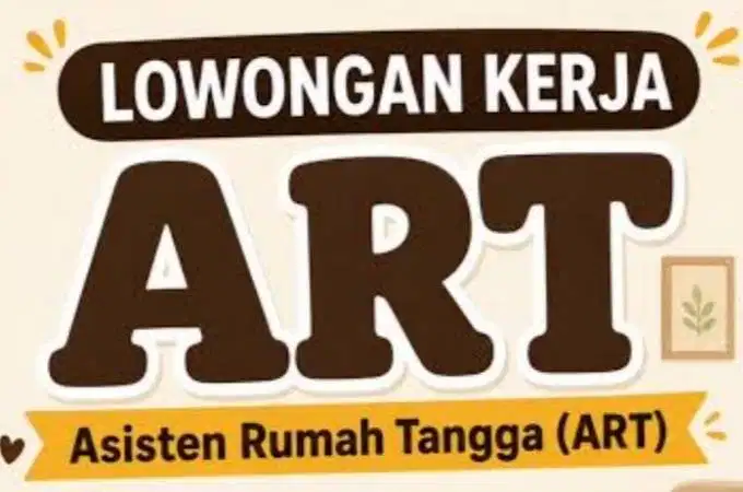 DIBUTUHKAN SEGERA ART (2 ORANG)