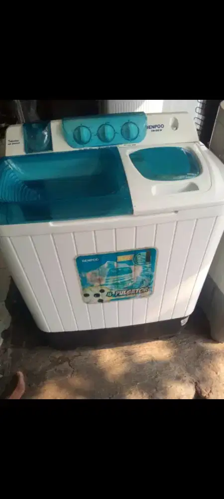 Mesin cuci denpoo 2 tabung