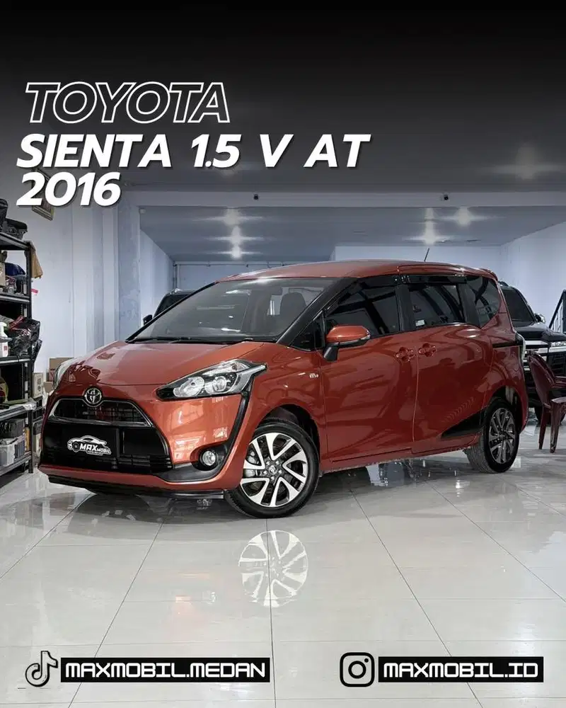 [ODO 30RB‼️] TOYOTA SIENTA 1.5 V AT 2016 pemakaian 2017