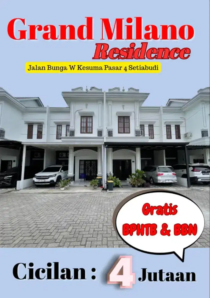 MILANO RESIDENCE KONDISI SIAP HUNI