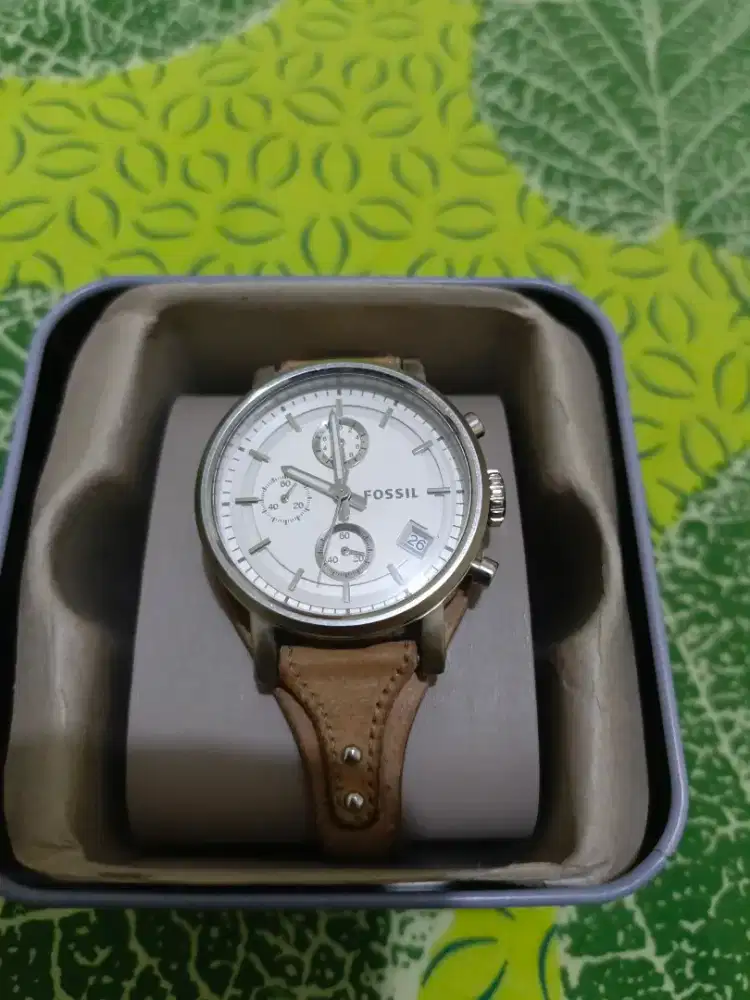 jam tangan fossil wanita ori es3625 original