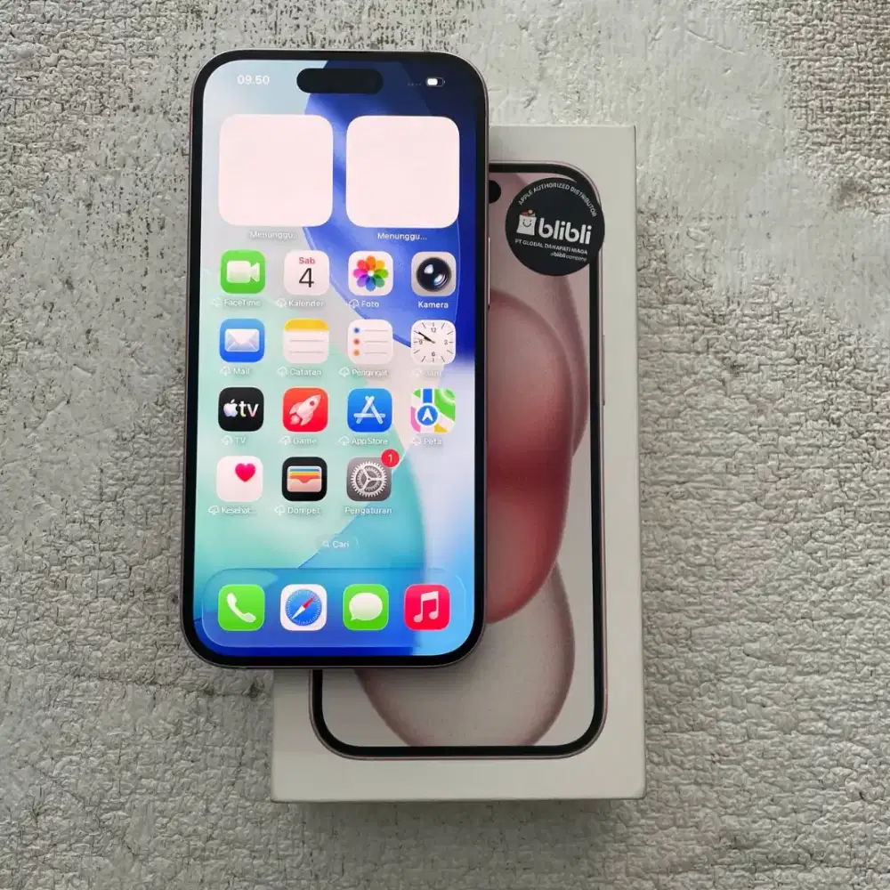 iPhone 15 iBox SA/A Warna Pink 128GB