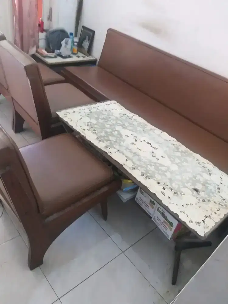 Kursi dan sofa, bahan Kayu Jati Lotek/Lawas