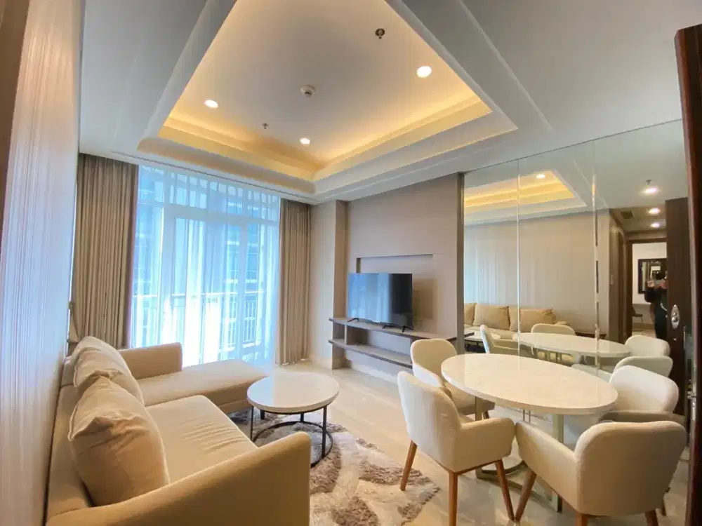 Disewakan Cepat Apartemen South Hills 2 Br Luas 87 M2 Bagus Jakarta Selatan