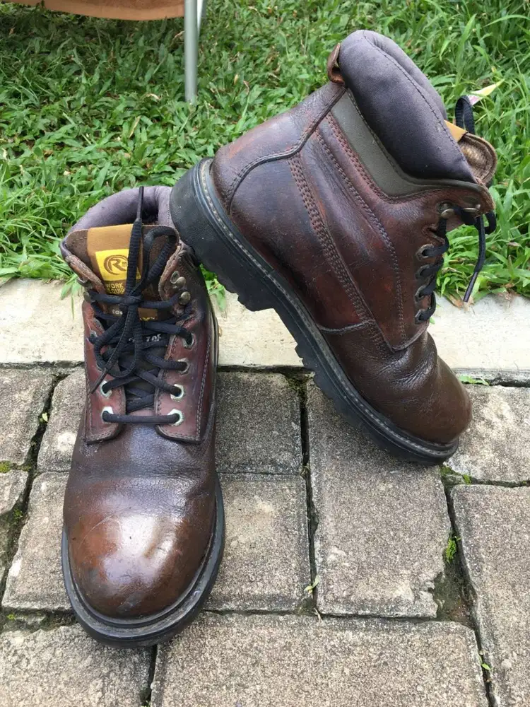 Roadmate Steel Toe Boots Coklat Kopi Size 42 Work Safety