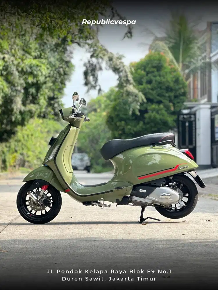 TERMURAH PIAGGIO VESPA SPRINT S150 IGET FACELIFT TH 2023 GREEN TENANCE