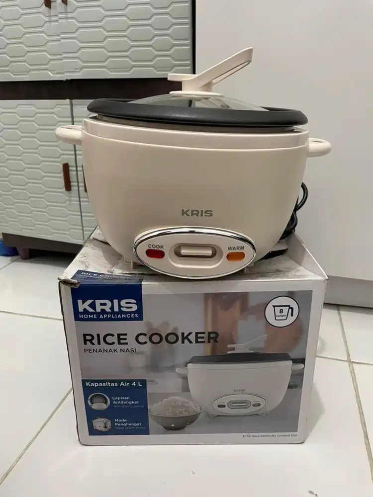 Kris Rice Cooker Manual 1.5 Liter - Putih