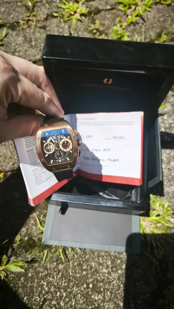 Jam tangan charles jourdan tipe cj 1090 original fullset