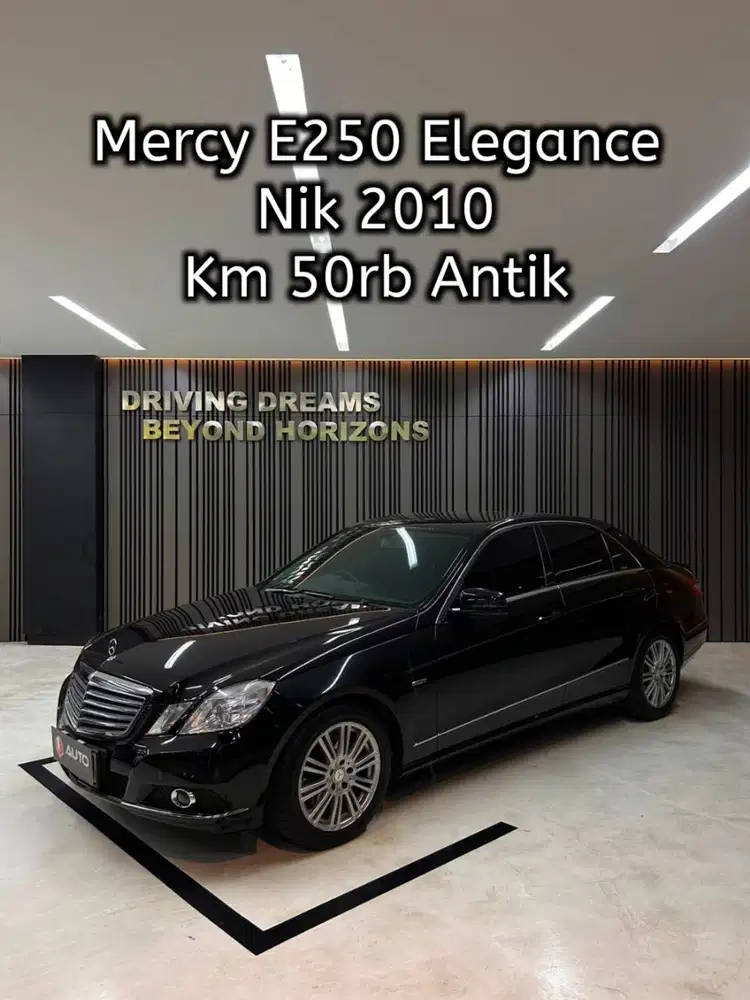 Mercedes Benz E250 Elegance AT 2010 Hitam Km50rb B2466PBQ