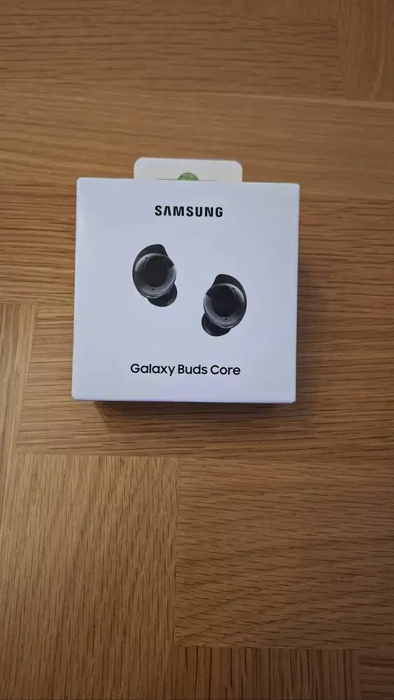 FOR SALE SAMSUNG GALAXY BUDS CORE KONDISI BARU TERSEGEL.
