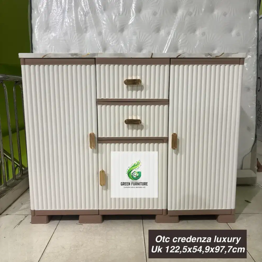 Meja tv buffet tv plastik olymplast otc credenza luxury