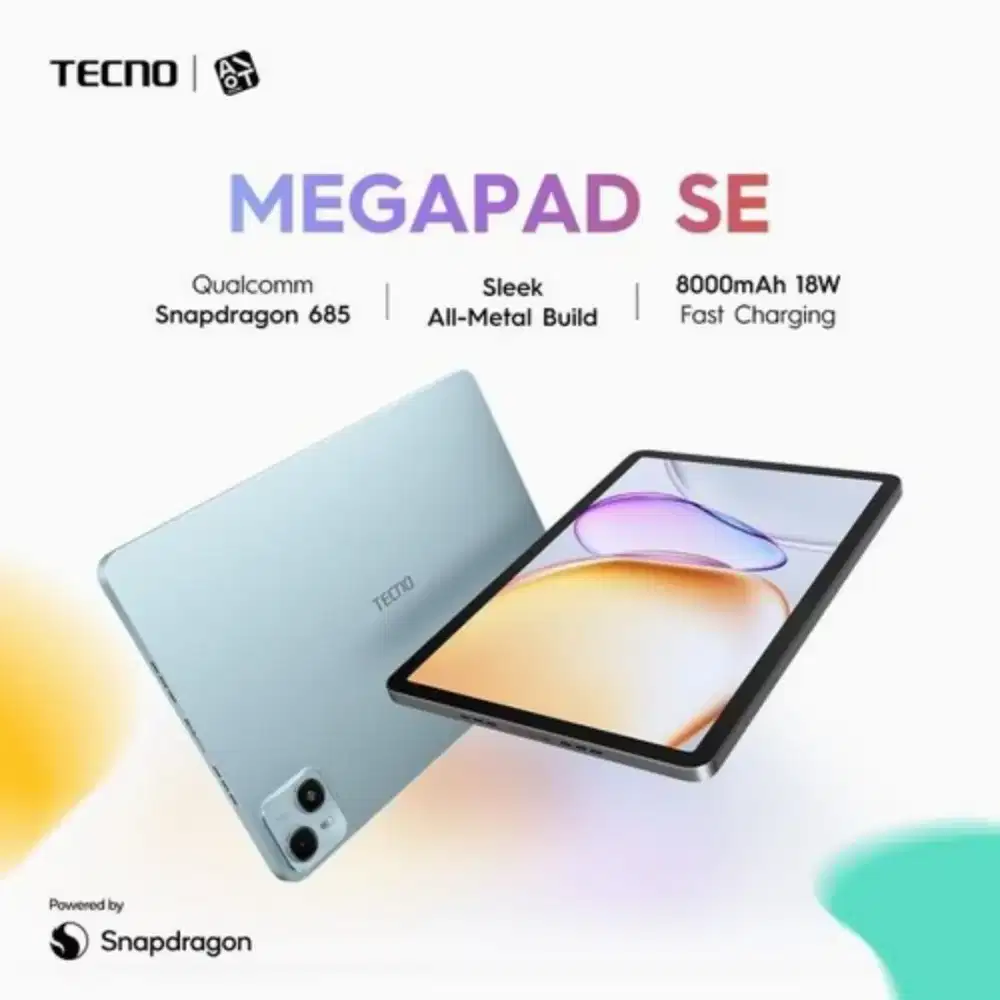 TECNO Megapad SE (free keyboard) - Ram 8GB (4GB+4GB) + memori  128GB