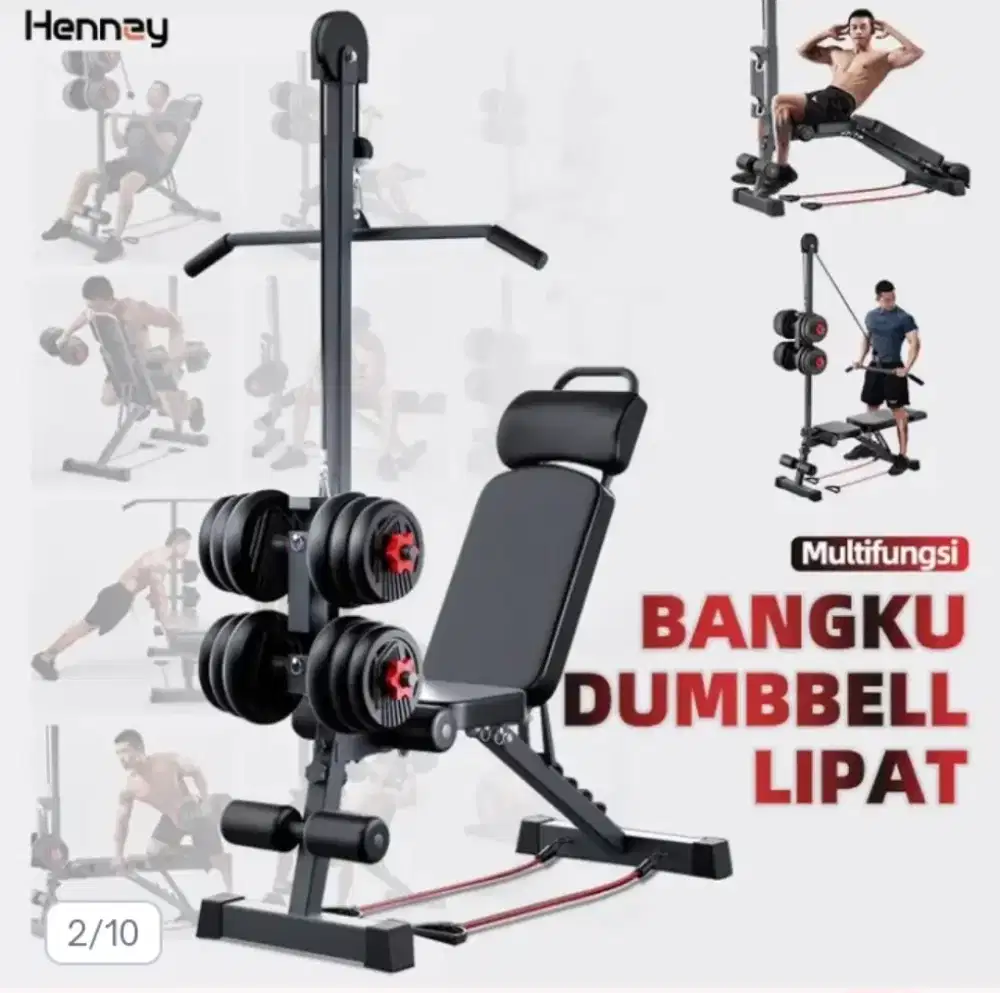 Henney 2/10 Multifunctional Dumbbell Bench