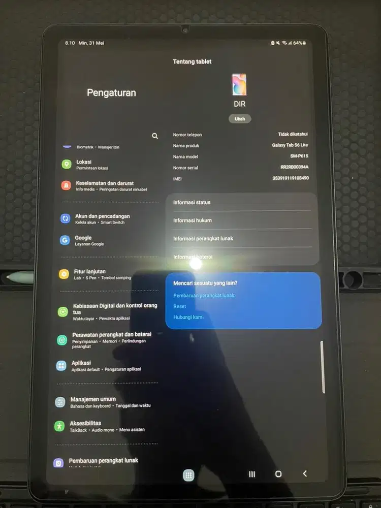 Samsung Galaxy Tab S6 Lite (P165)