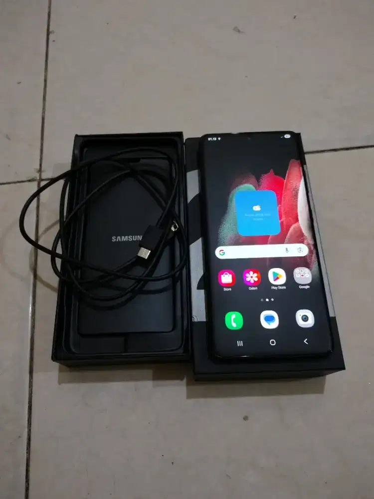 samsung s21 ultra, ram 16/512 Gb, fullset ori sein. Like new!
