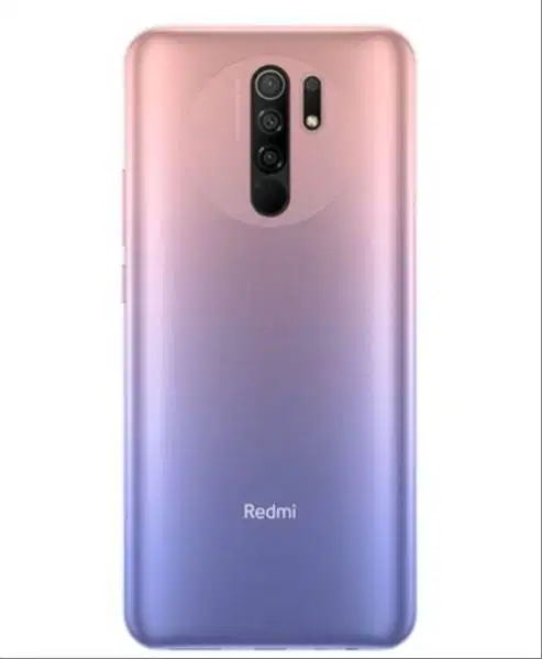 Redmi 9 warna Pink LCD pecah