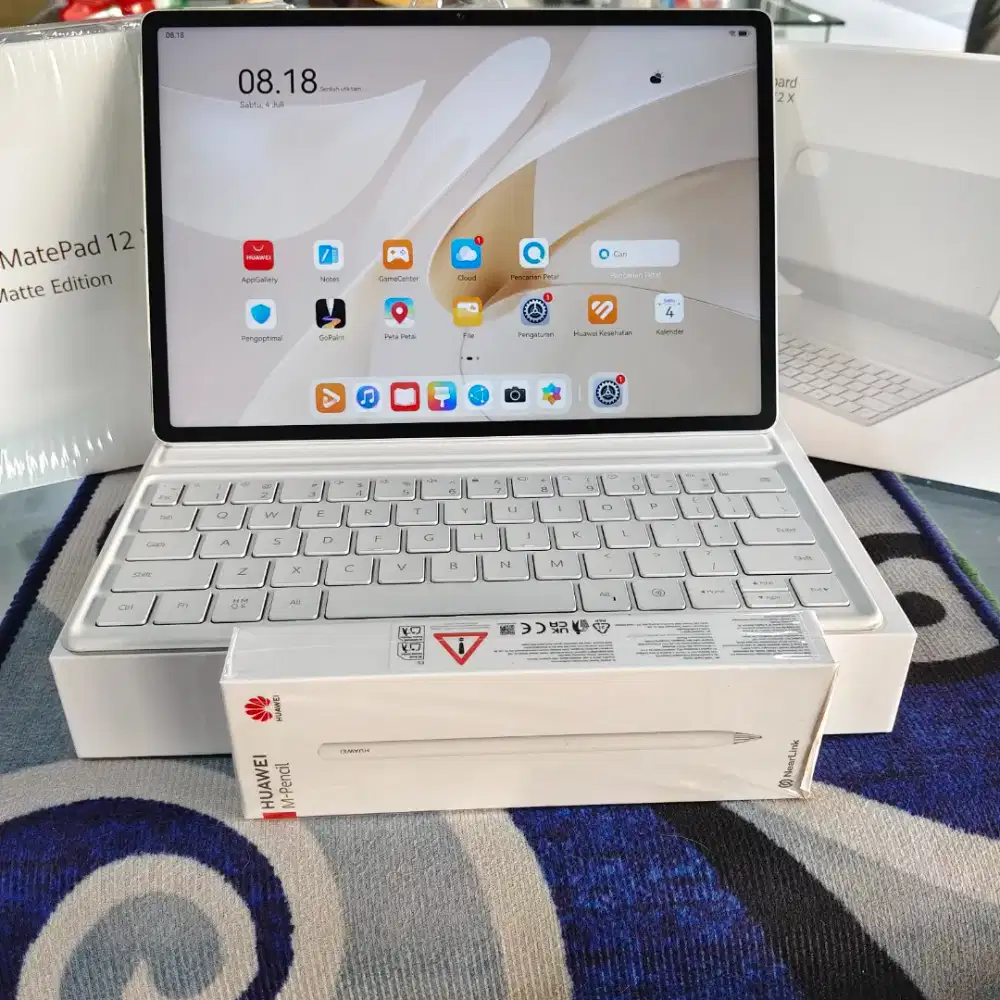 Huawei matepad 12x paper matte edition input keyboard dan pena
