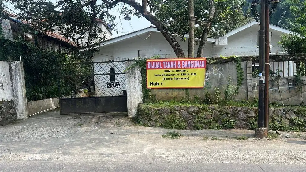 JUAL TANAH LUAS DAN BANGUNAN UNTUK USAHA